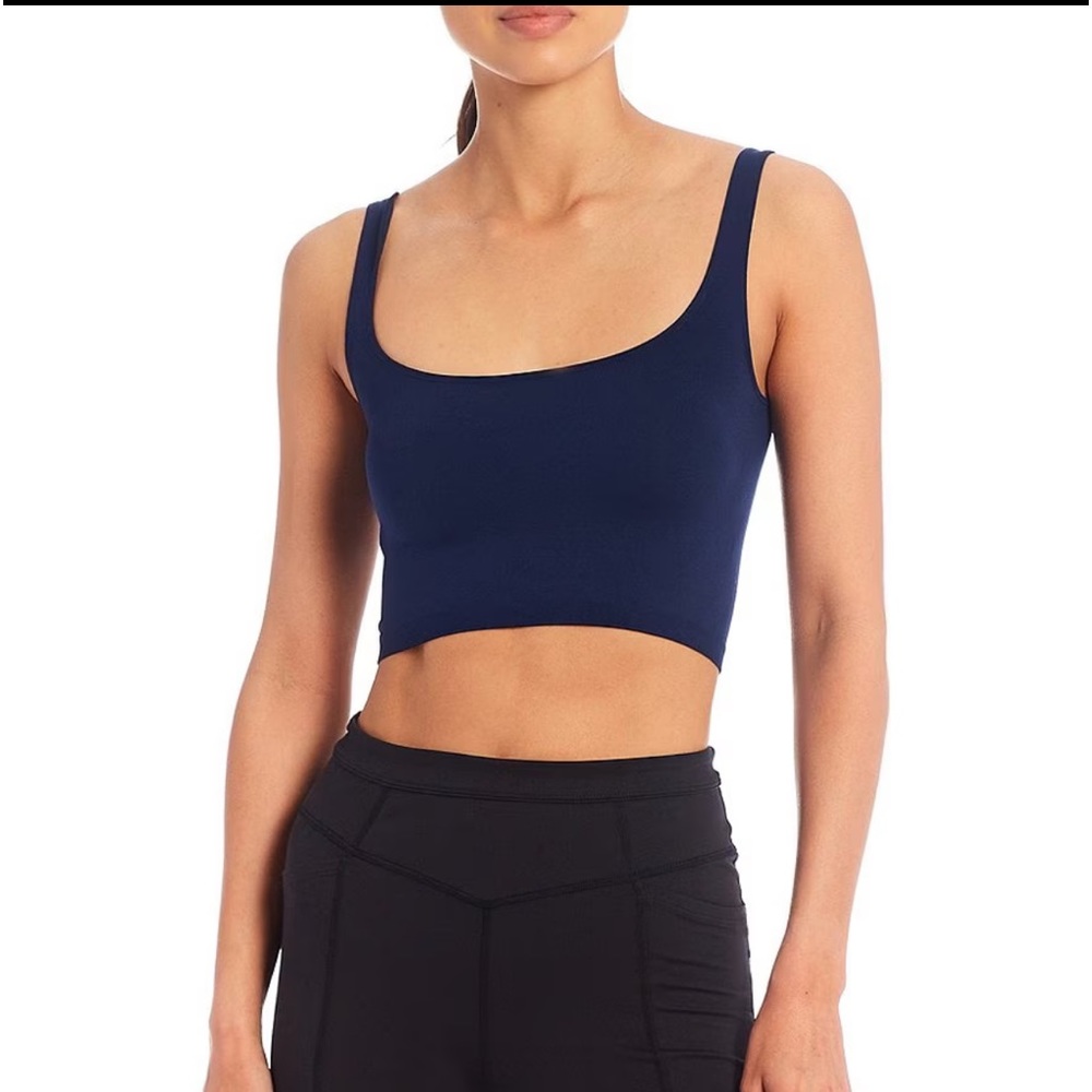 Free People Day Square Neck Sleeveless Cropped Brami - Picture 2 of 5